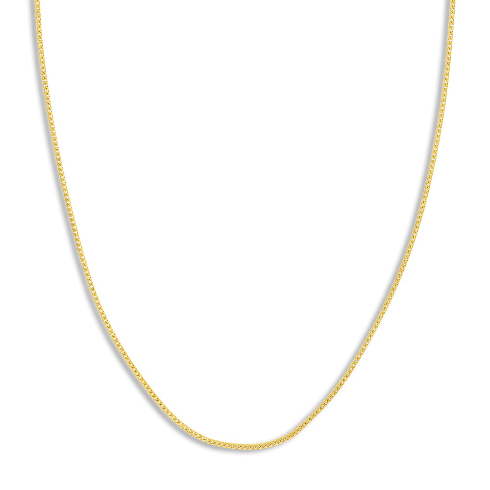 Franco Chain Necklace 14K Yellow Gold 20" TxlF5aC7