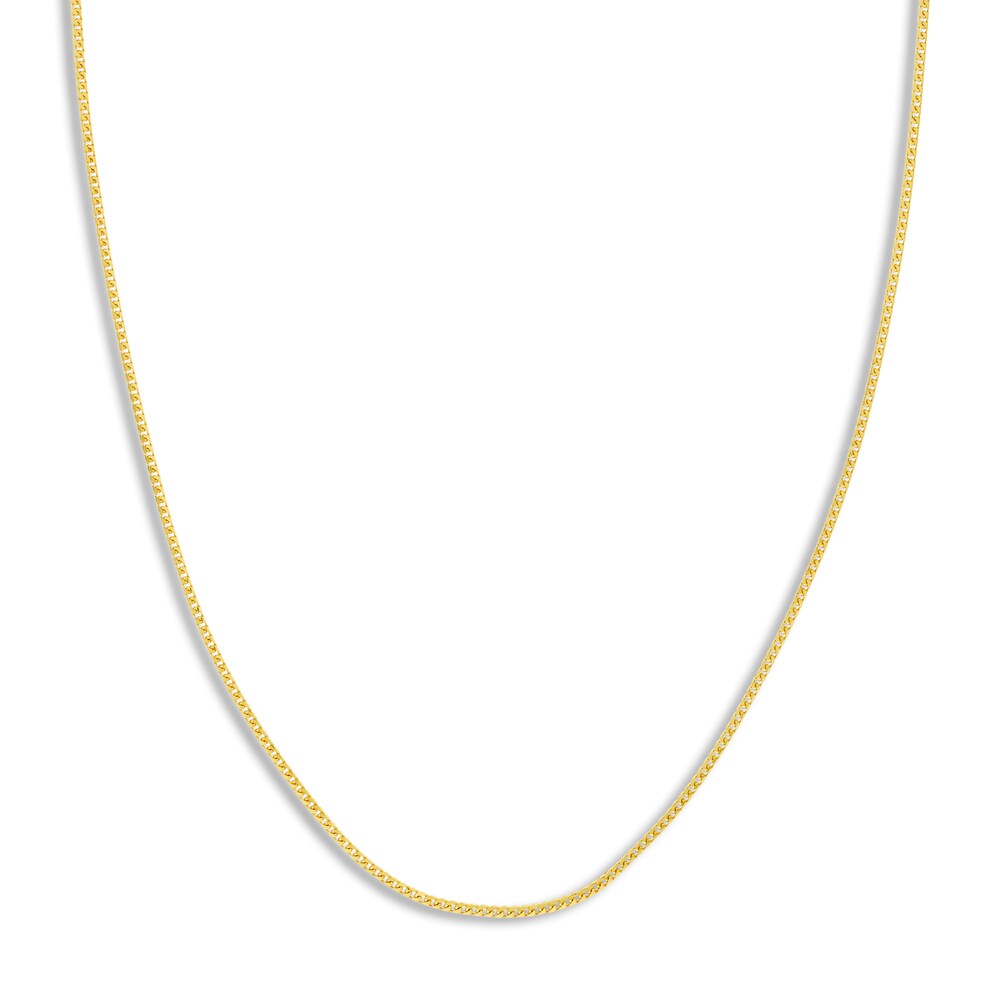 Franco Chain Necklace 14K Yellow Gold 20\" TxlF5aC7