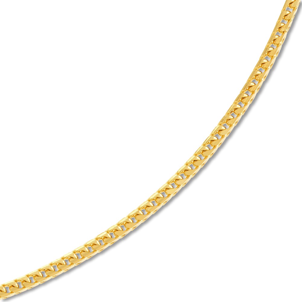Franco Chain Necklace 14K Yellow Gold 20\" TxlF5aC7
