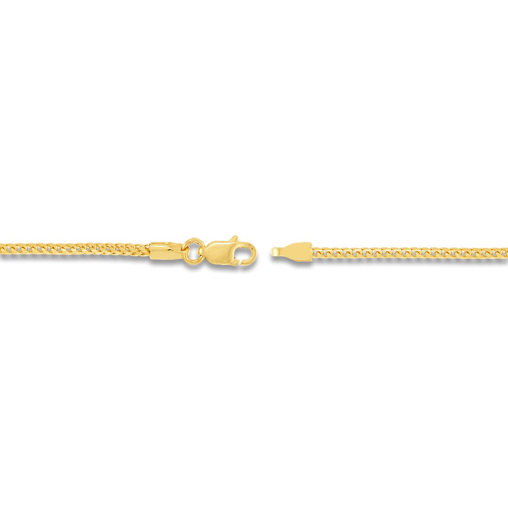 Franco Chain Necklace 14K Yellow Gold 20\" TxlF5aC7