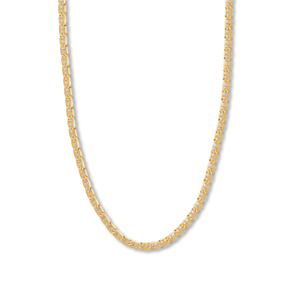 24" Mariner Link Chain 14K Yellow Gold 5.6mm VdjPhdWP