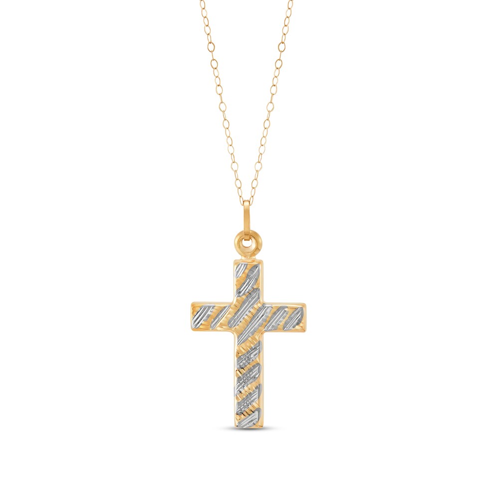 Cross Necklace 10K Yellow Gold Xmb7vQHo