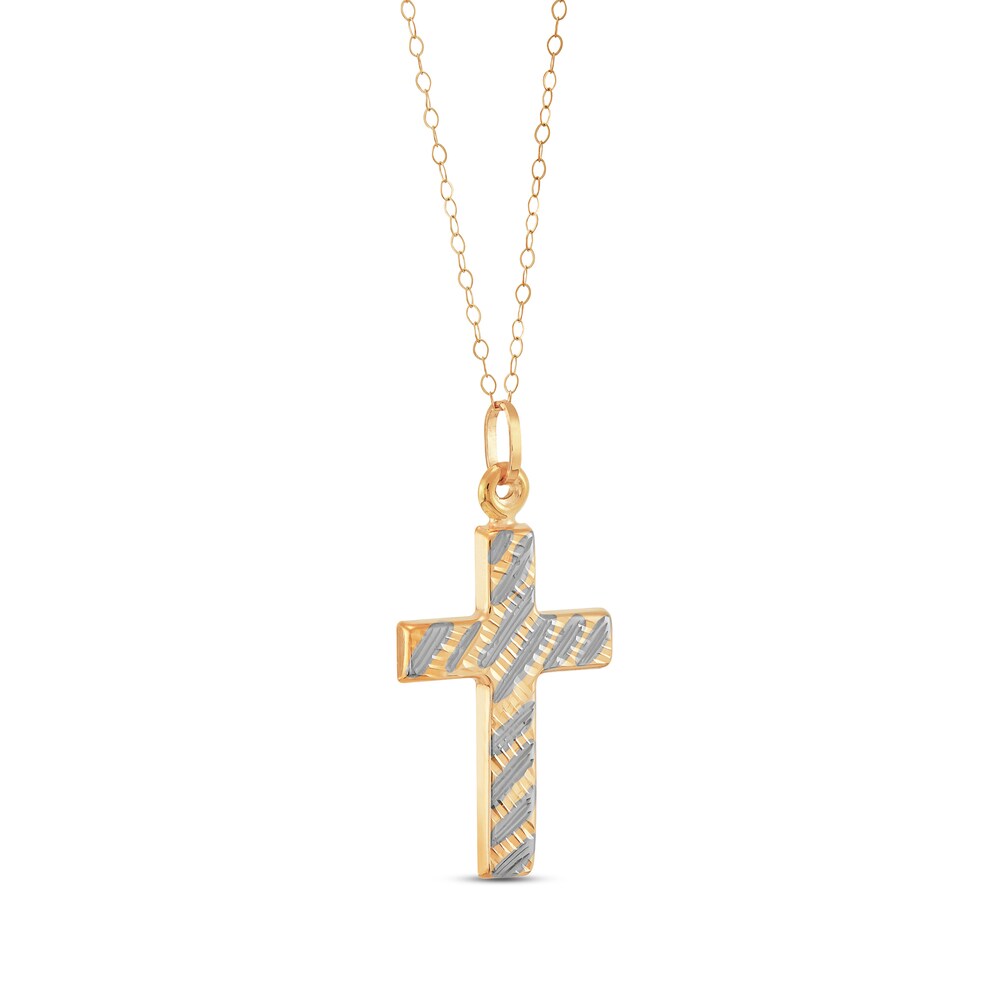 Cross Necklace 10K Yellow Gold Xmb7vQHo