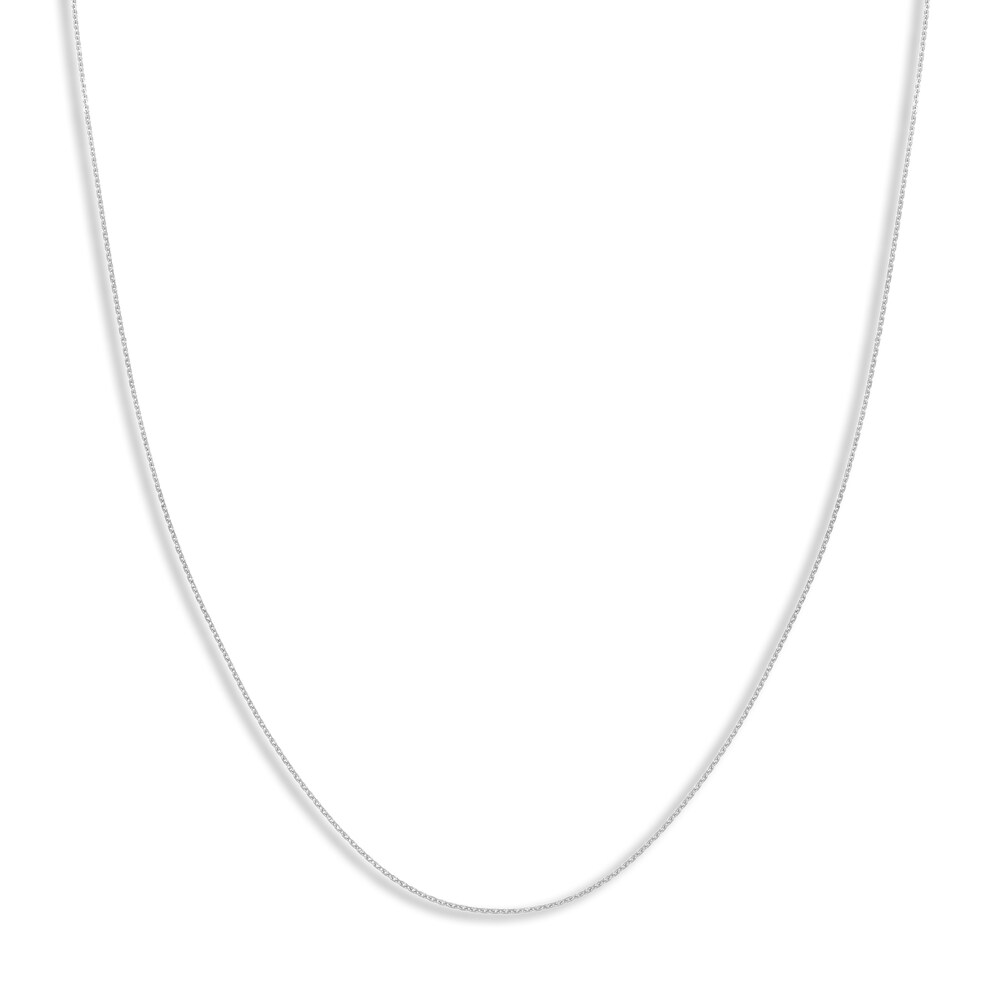 Diamond-Cut Cable Chain Necklace 14K White Gold 16" XnsAH20l