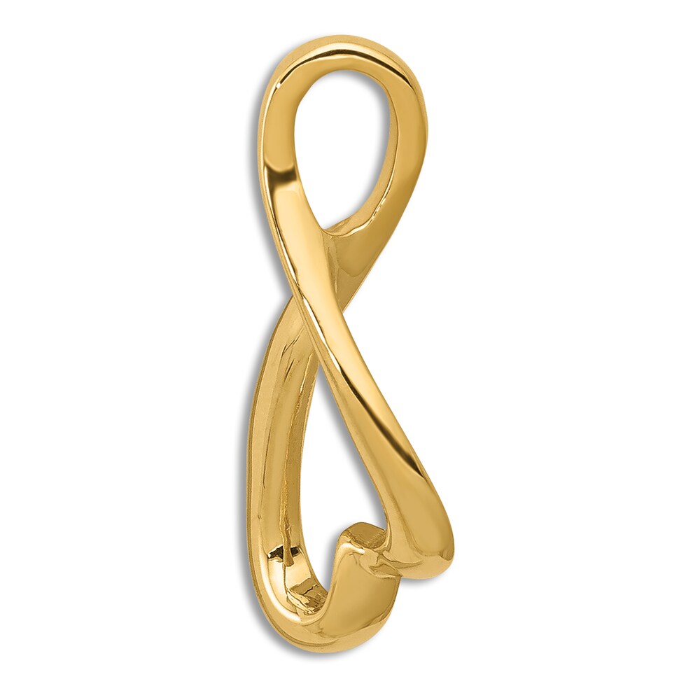 High-Polish Slide Charm 14K Yellow Gold YHENBhZD