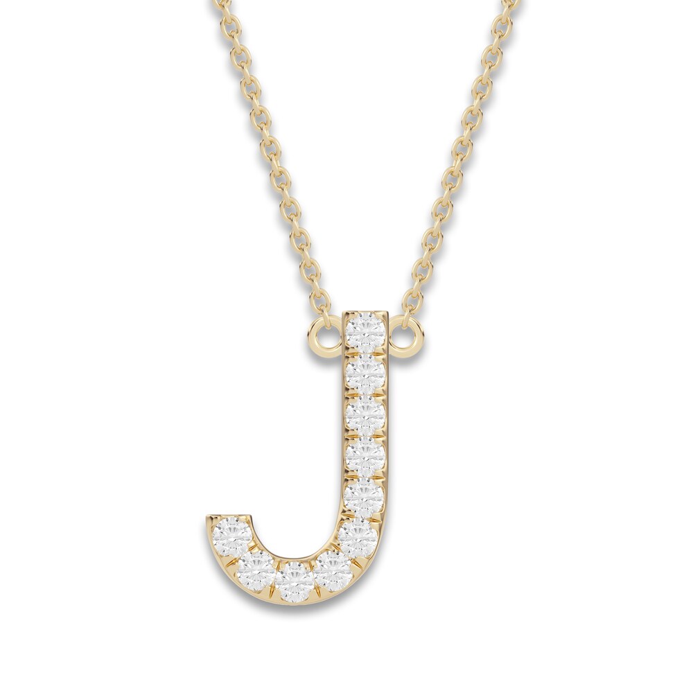 Juliette Maison Diamond Station Name Necklace 1/8 ct tw Round 10K Yellow Gold Yc5vQqtQ