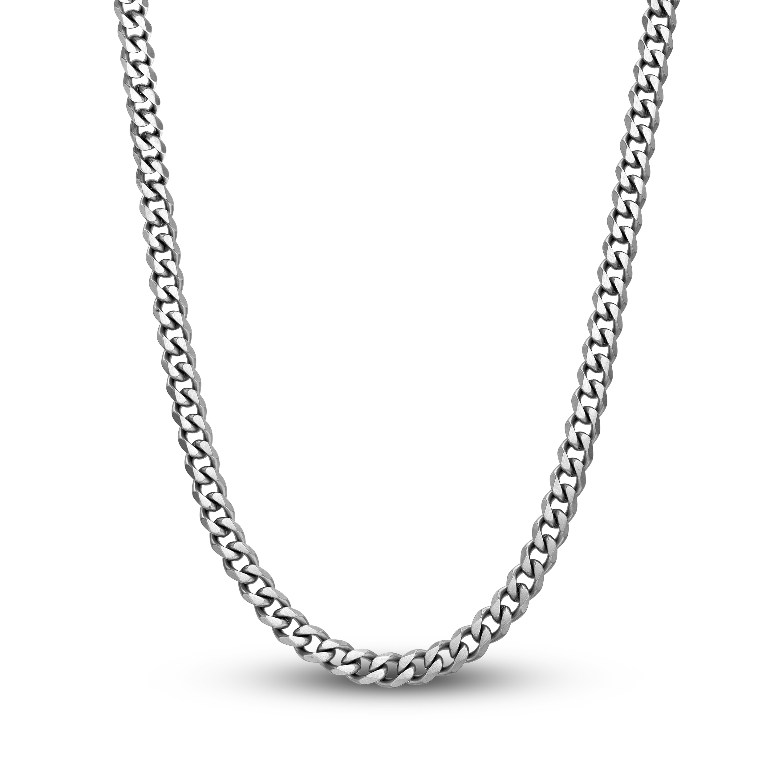 Men's Curb Chain Necklace Stainless Steel 8mm 24" a8EULlr5
