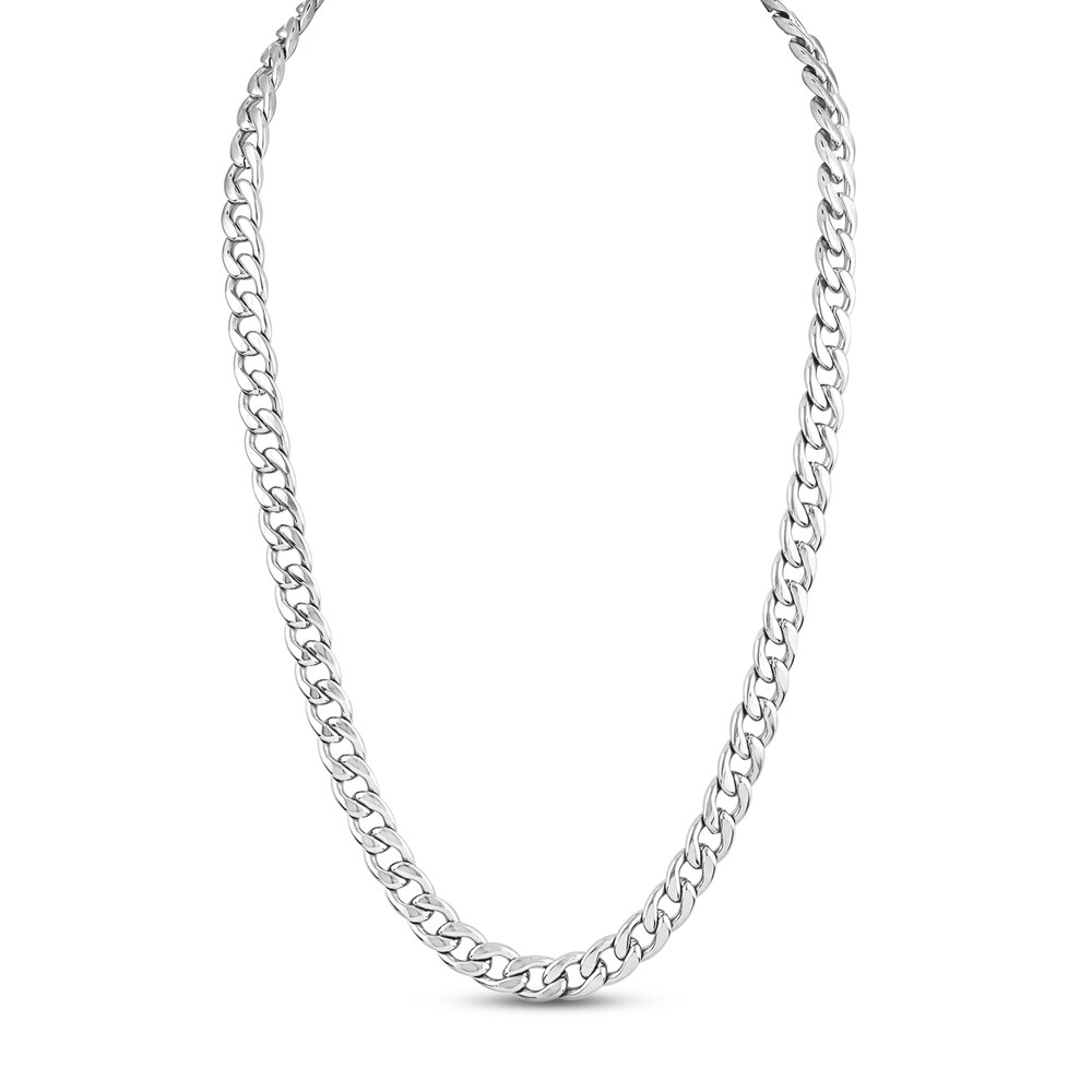 Curb Chain Necklace Stainless Steel bV9Am5WI [bV9Am5WI]