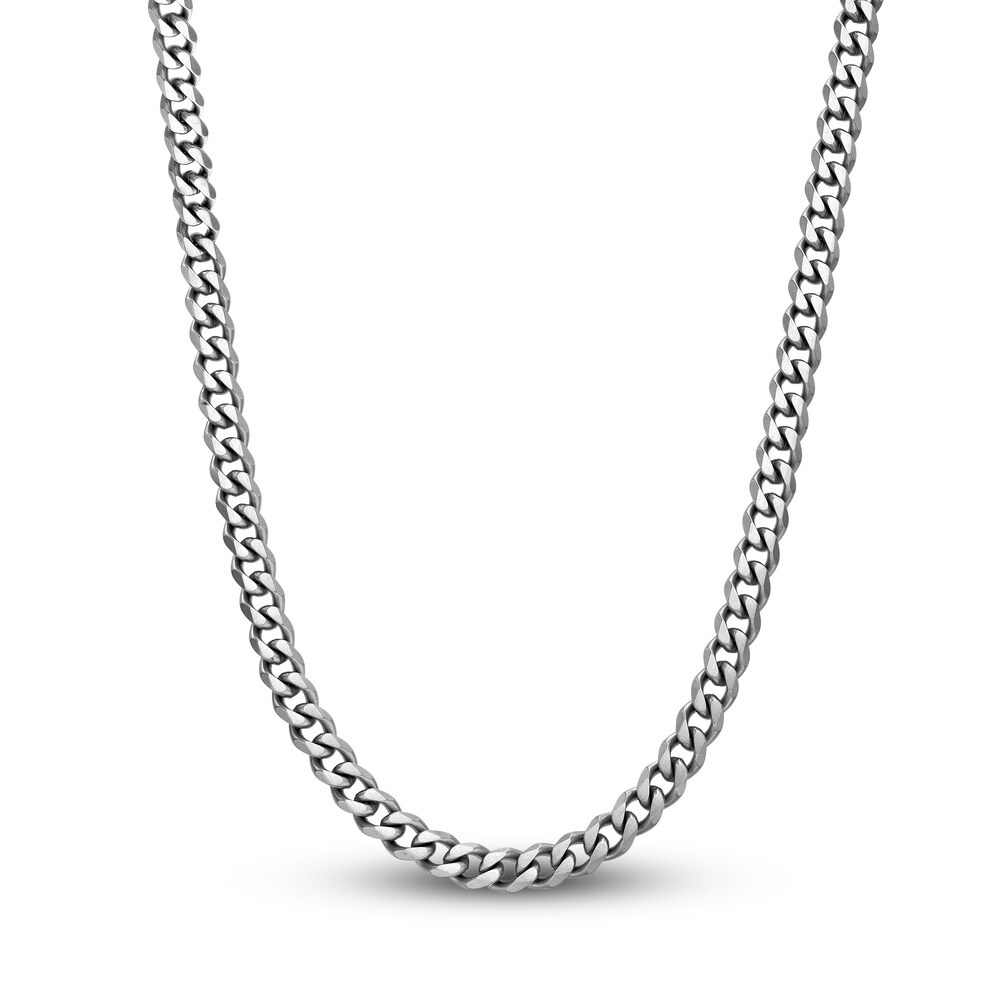 Men's Curb Chain Necklace Stainless Steel 8mm 20" cUMjtnvh