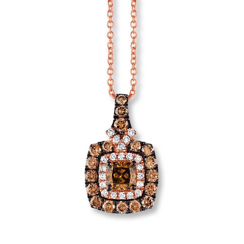 Le Vian Chocolate Diamonds Necklace 1-1/6 ct tw 14K Gold cm0A7qHe