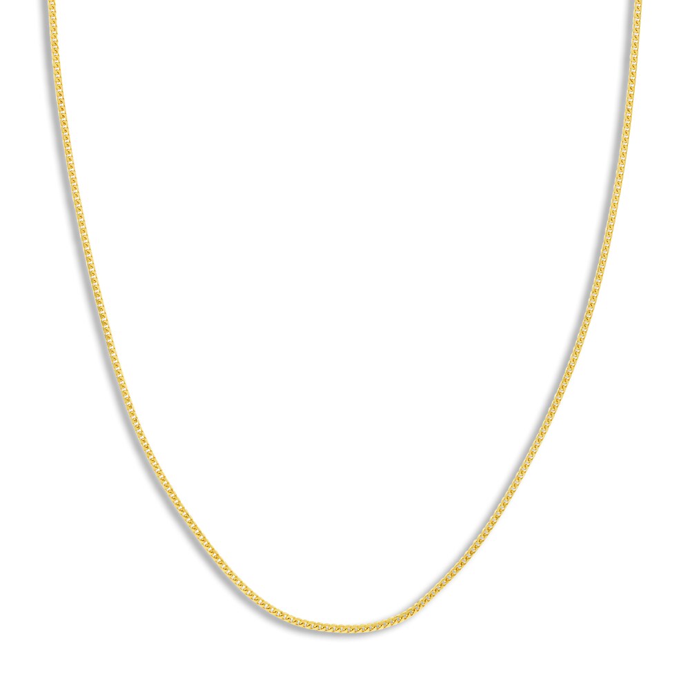 24" Franco Chain 14K Yellow Gold Appx. 1.55mm dTKIfeq1