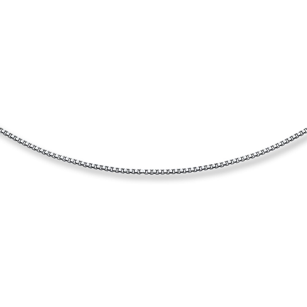 Box Chain Sterling Silver 18\" Length dxDH4DIl