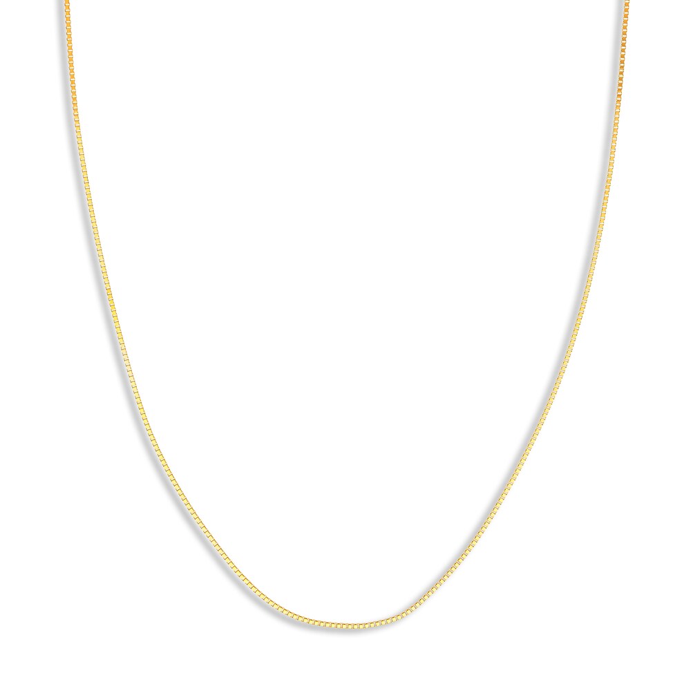 Box Chain 14K Yellow Gold 16" Length eGRHw0mU