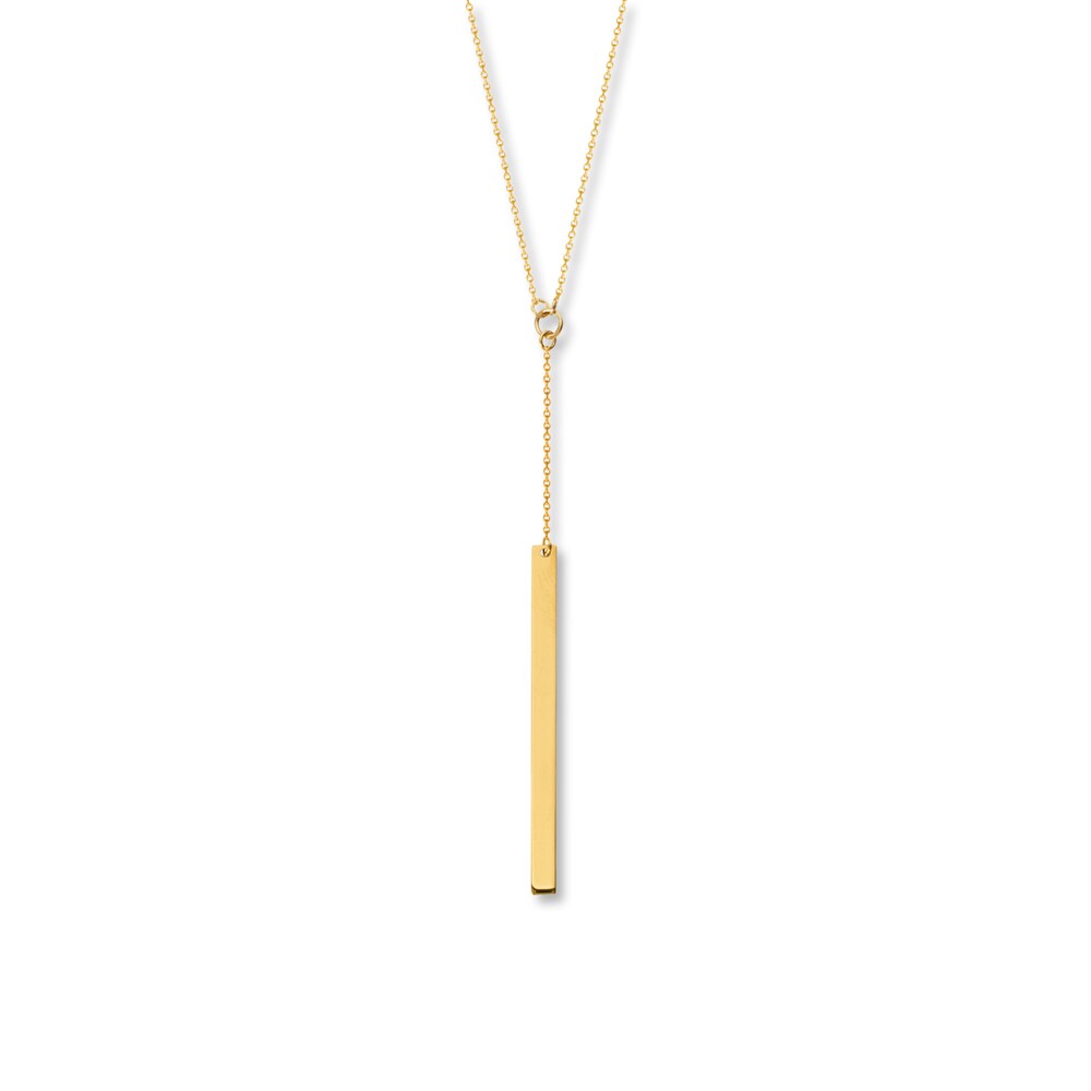 Bar Necklace 14K Yellow Gold eGcwG5u5