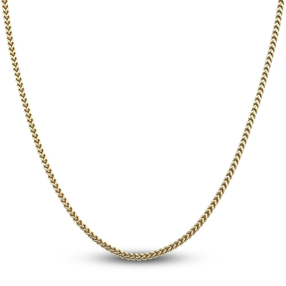 Men's Franco Chain Necklace Gold Ion-Plated Stainless Steel 20" gny8vq6S