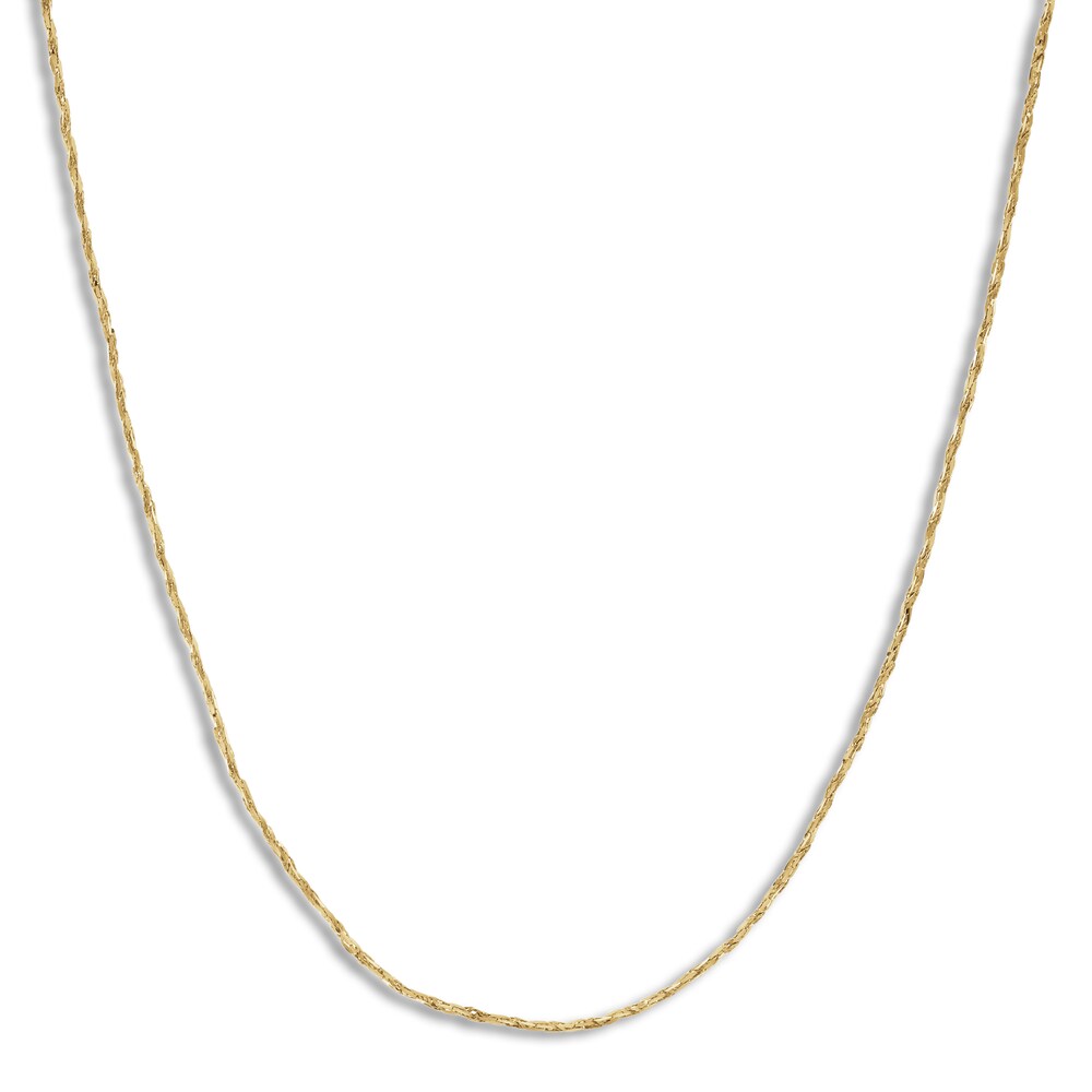 Tornado Chain Necklace 14K Yellow Gold 20" Length h6FwPpmh