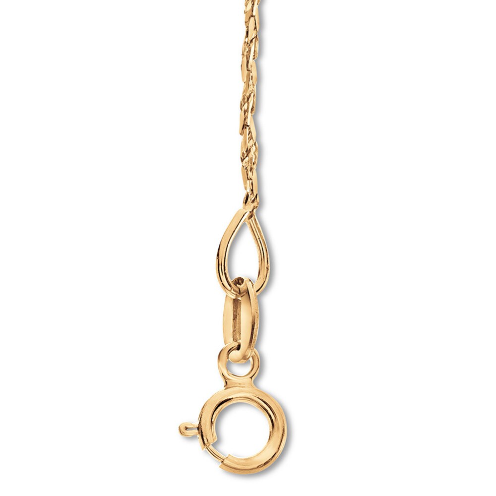 Tornado Chain Necklace 14K Yellow Gold 20\" Length h6FwPpmh