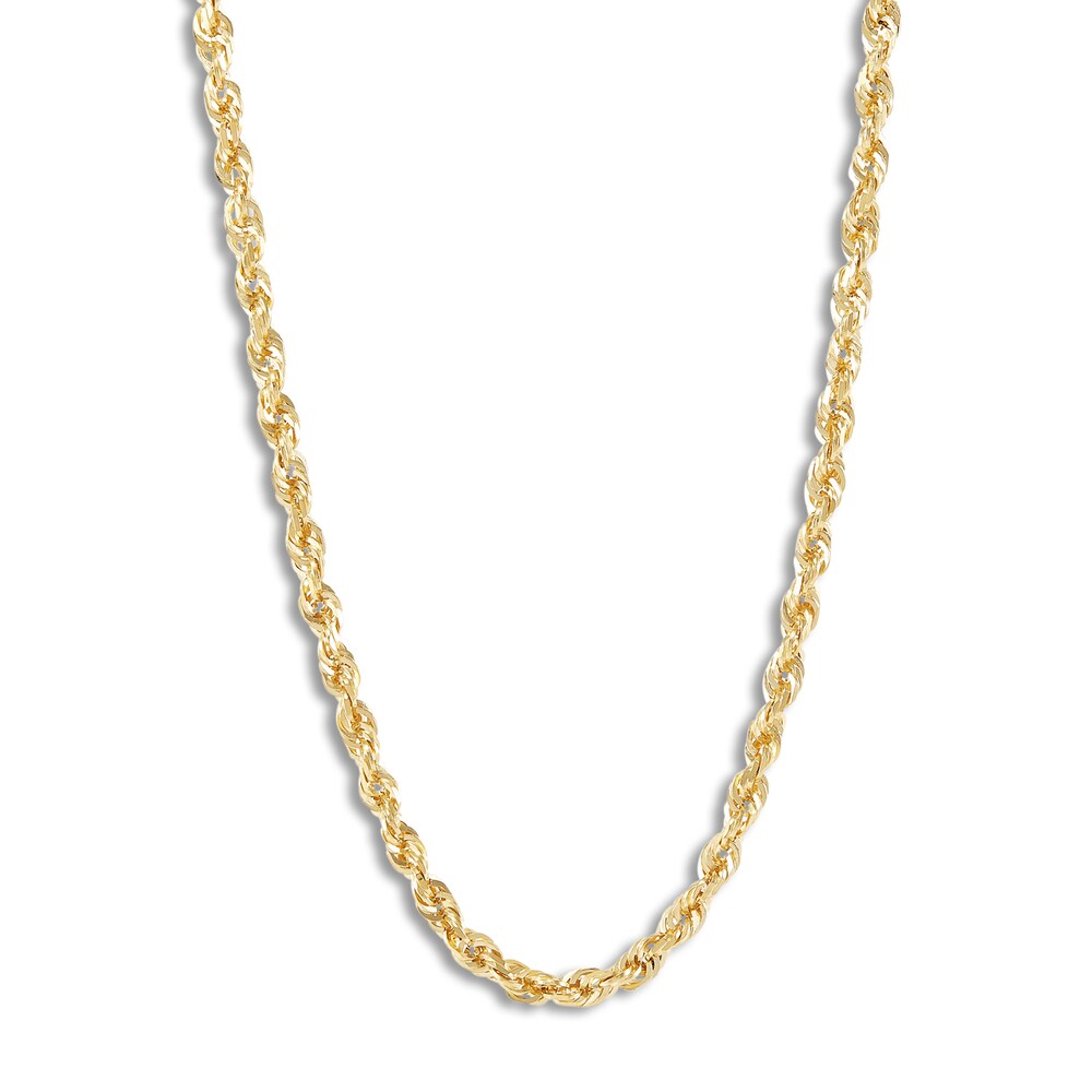 Rope Necklace 14K Yellow Gold 18 Length hFGFK4BP
