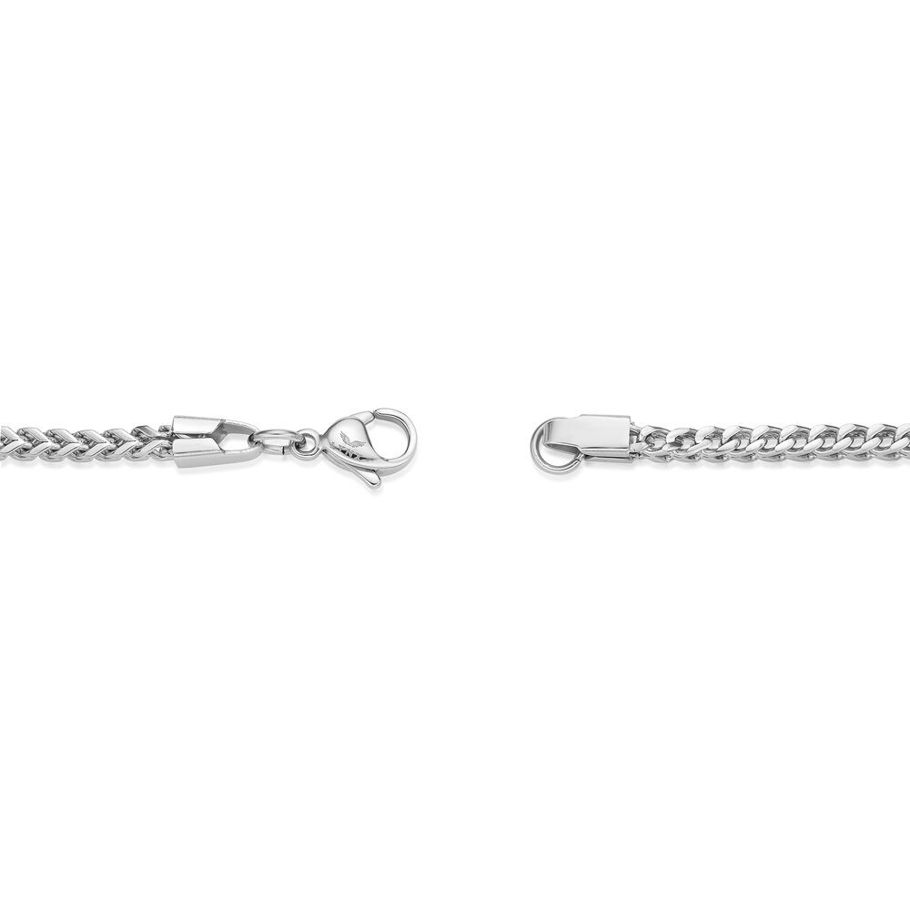 Foxtail Chain Necklace Ion-Plated Stainless Steel 24\" hPtsW19v