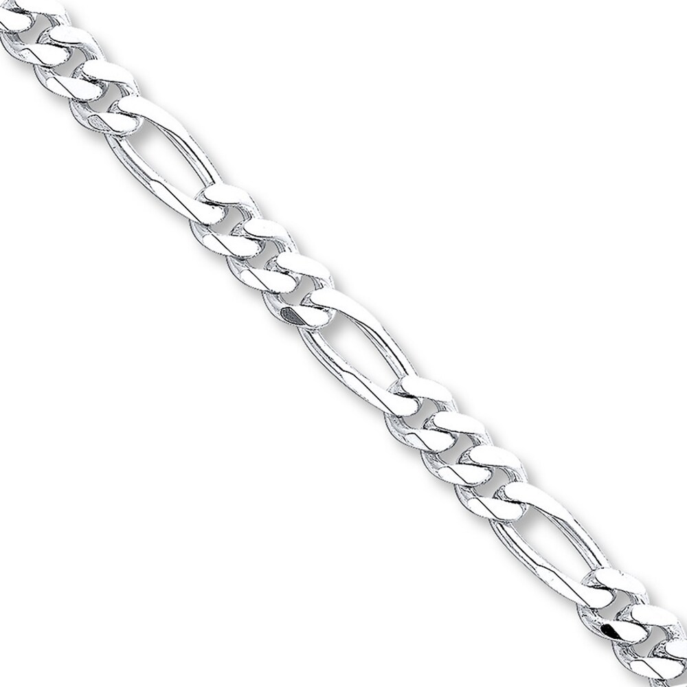 Figaro Necklace Sterling Silver 22 Length igDBtbfz