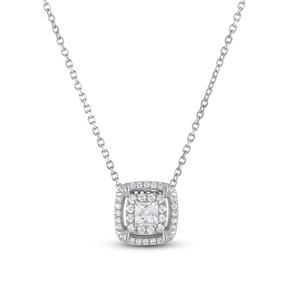 Vera Wang WISH Diamond Pendant Necklace 3/8 ct tw 10K White Gold jlnvJLUt