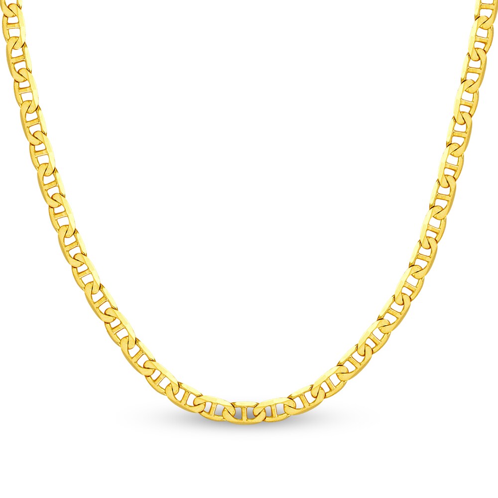 Mariner Chain Necklace 14K Yellow Gold 18" k64Aq7Dk