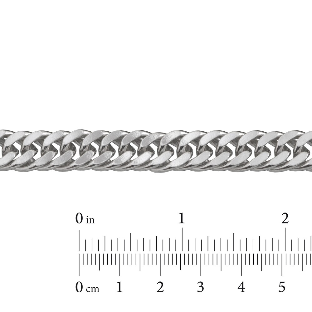 Men\'s Curb Link Necklace Sterling Silver 6.9mm 22\" kQNjBXyY