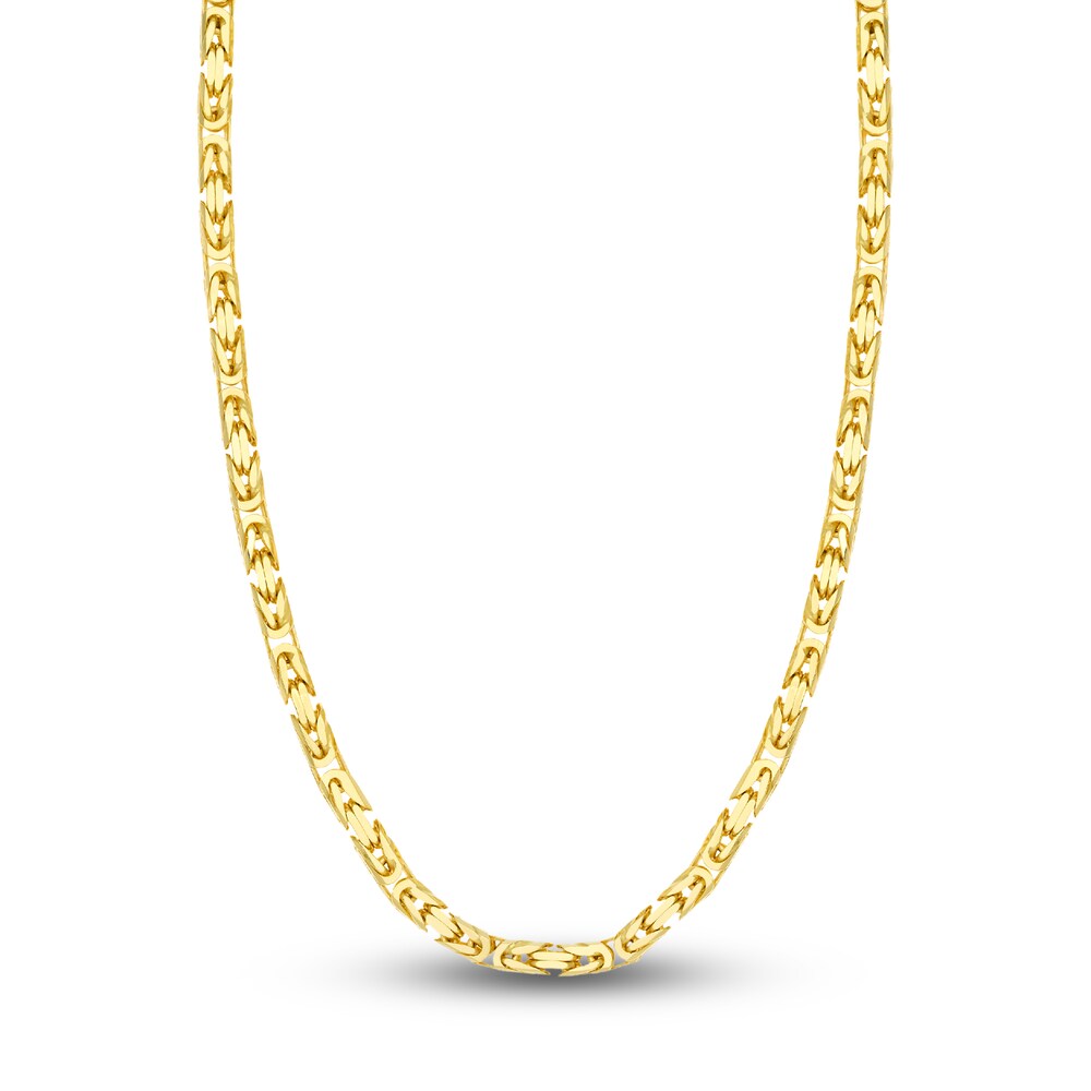Byzantine Chain Necklace 14K Yellow Gold 22" kWt8lKa2