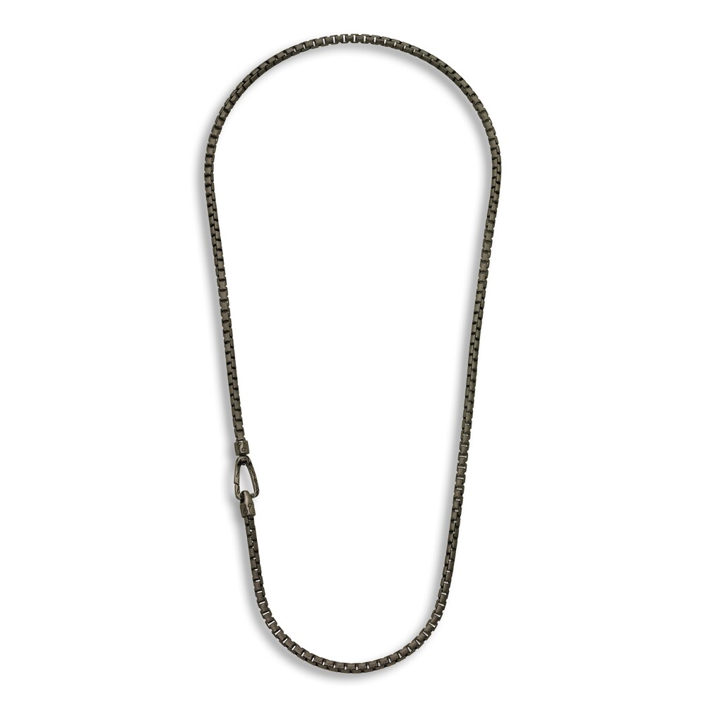 Marco Dal Maso Ulysses Tubular Necklace Sterling Silver 20.5" kfJQcntd