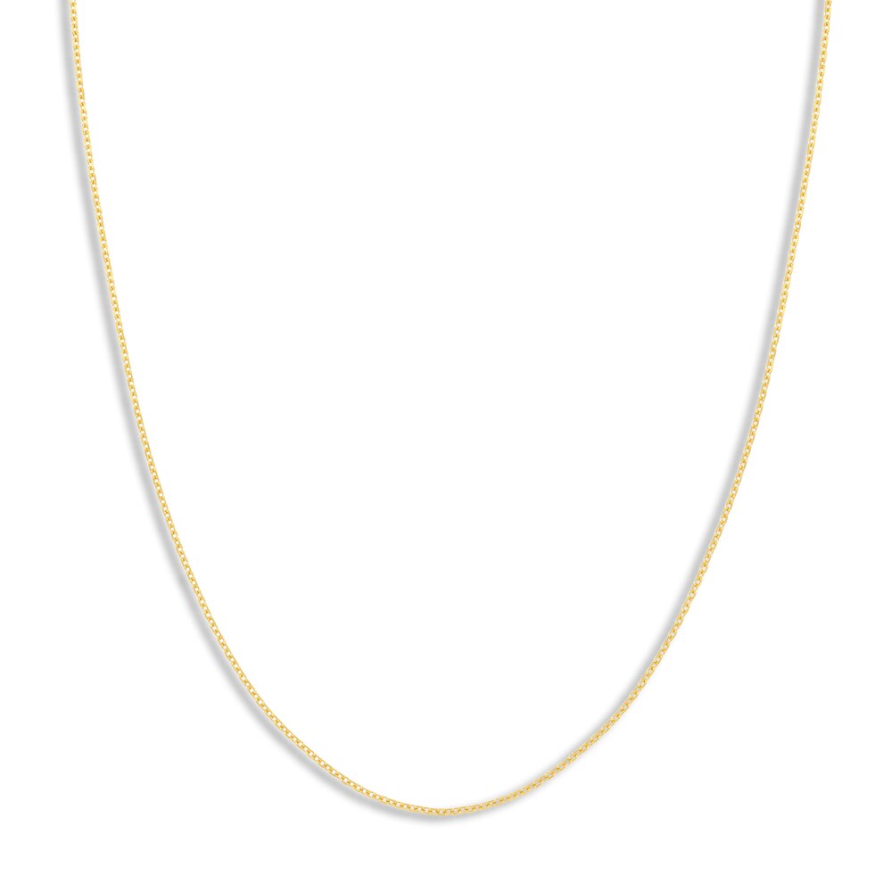 Diamond-Cut Cable Chain Necklace 14K Yellow Gold 20" kmnmngIa