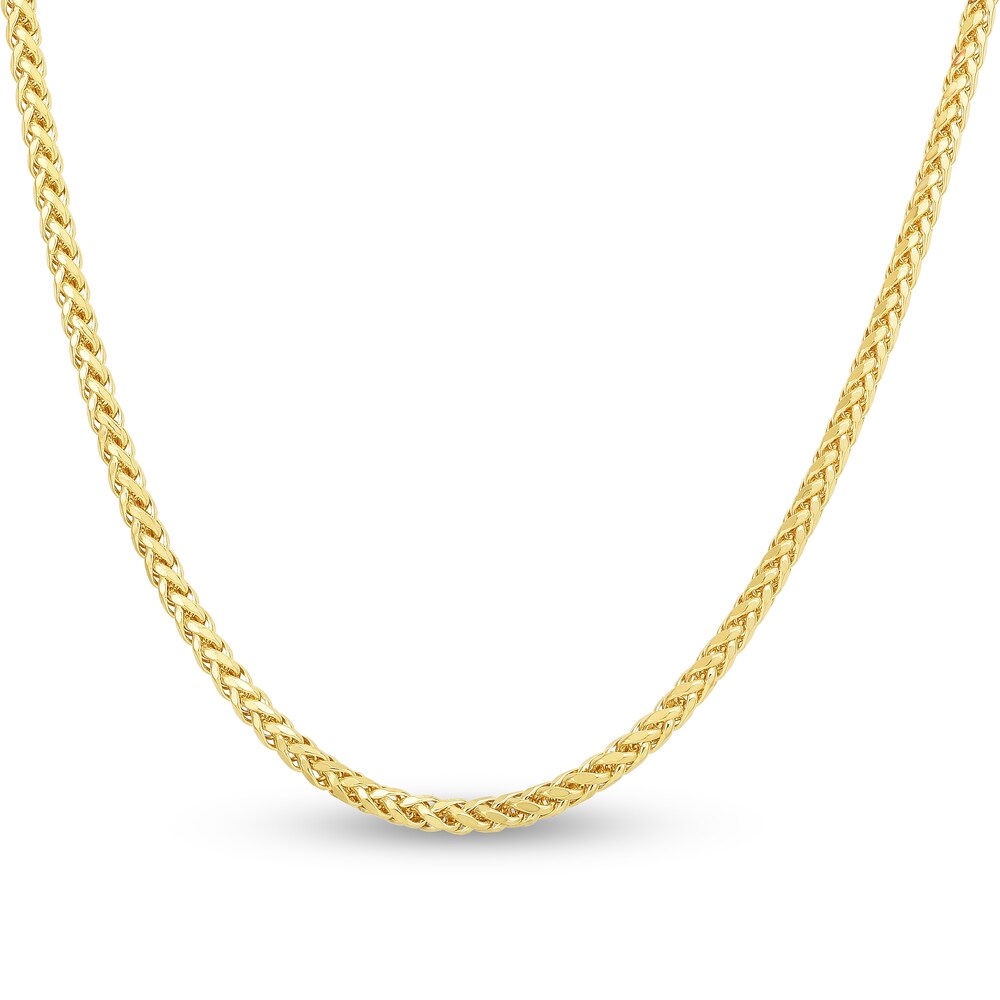Round Franco Chain Necklace 14K Yellow Gold 24" ktaD2lnq