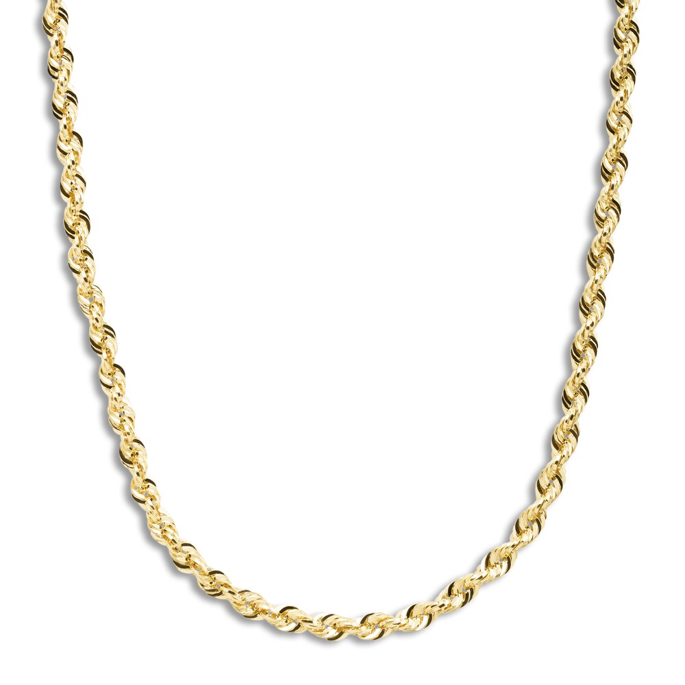 Rope Necklace 14K Yellow Gold 20 Length lQcUpyLa