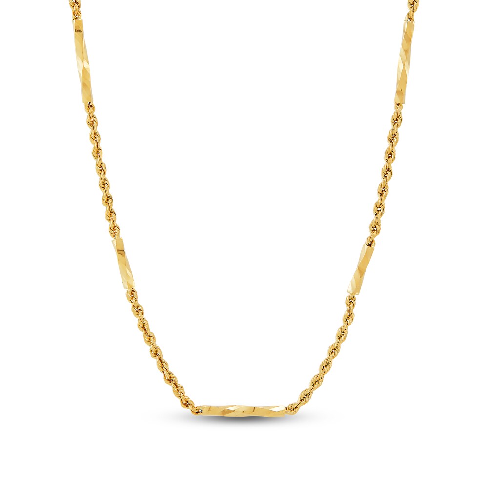 Rope Necklace 10K Yellow Gold lZ8NyCmF