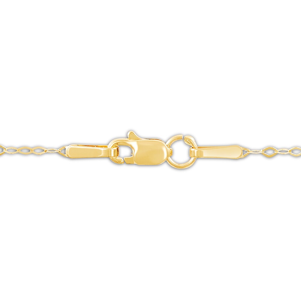Heart Necklace 14K Yellow Gold mWhrmbNz