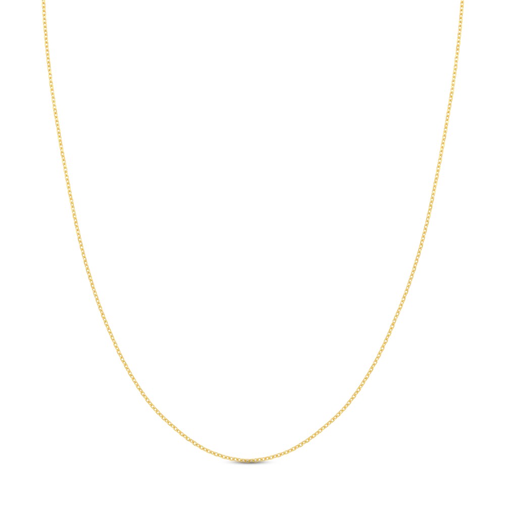 Diamond-Cut Cable Chain Necklace 14K Yellow Gold 18" mbsV9T2V