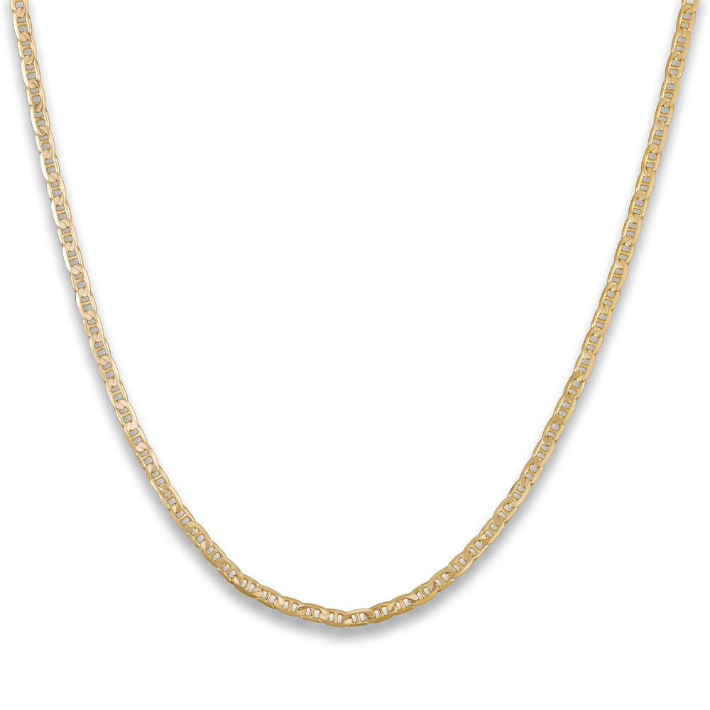 Mariner Chain Necklace 14K Yellow Gold 24" n3e2iD3Z