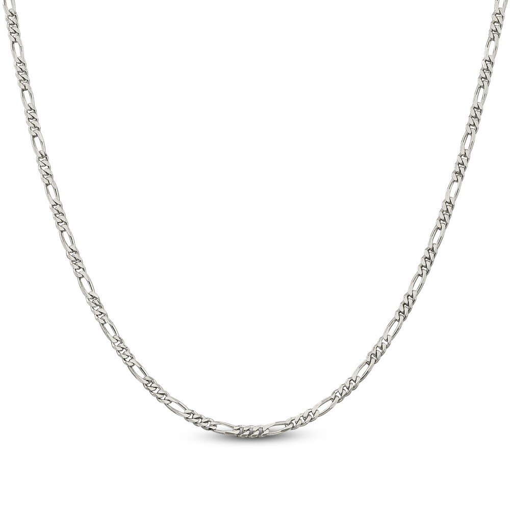 Figaro Chain Necklace Sterling Silver 2.85MM nEoX0CPu