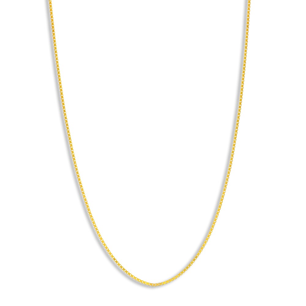 Box Chain 14K Yellow Gold 16" Length o7vliHyR