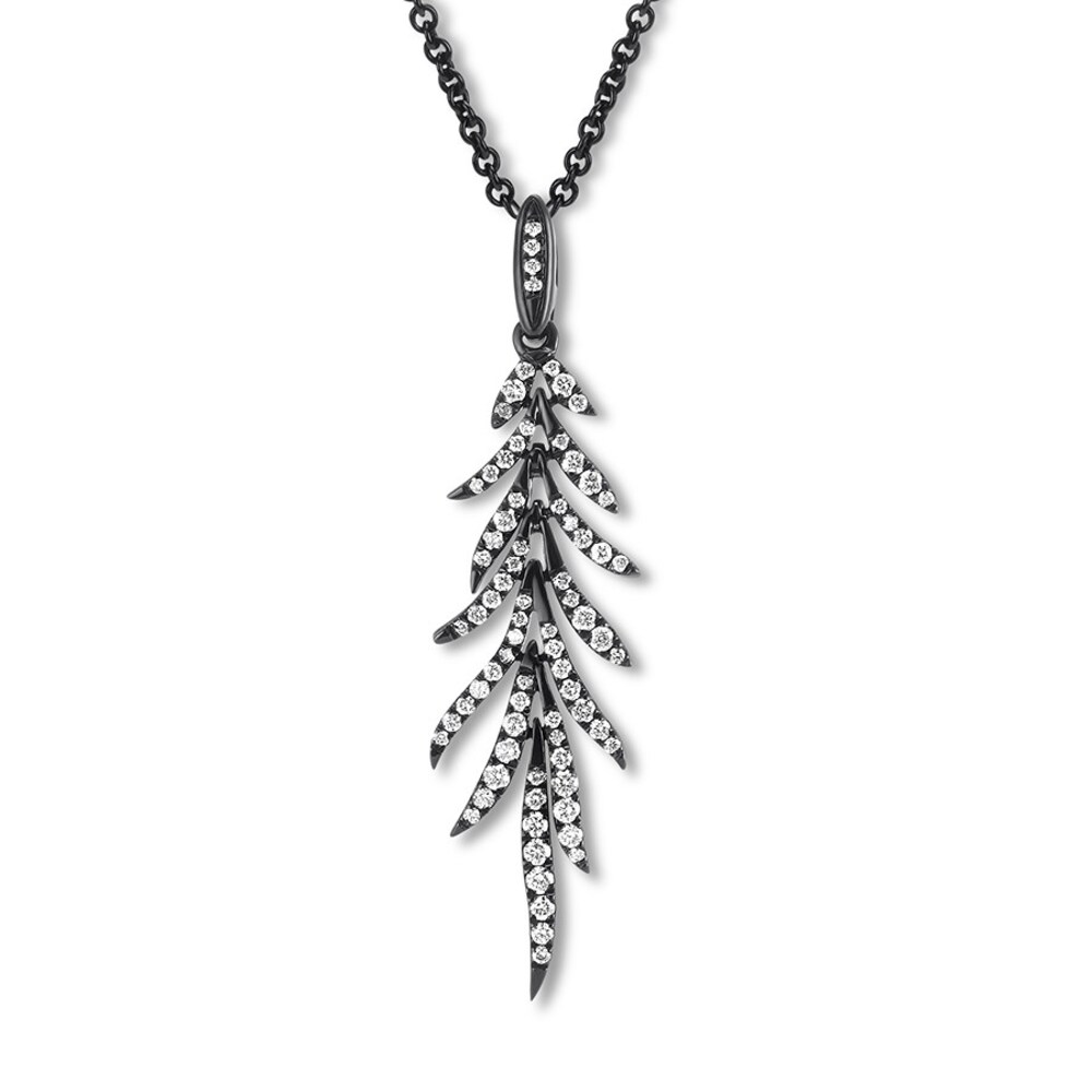 House of Virtruve Necklace 1/2 ct tw Diamonds Sterling Silver oa4TdAU4 [oa4TdAU4]