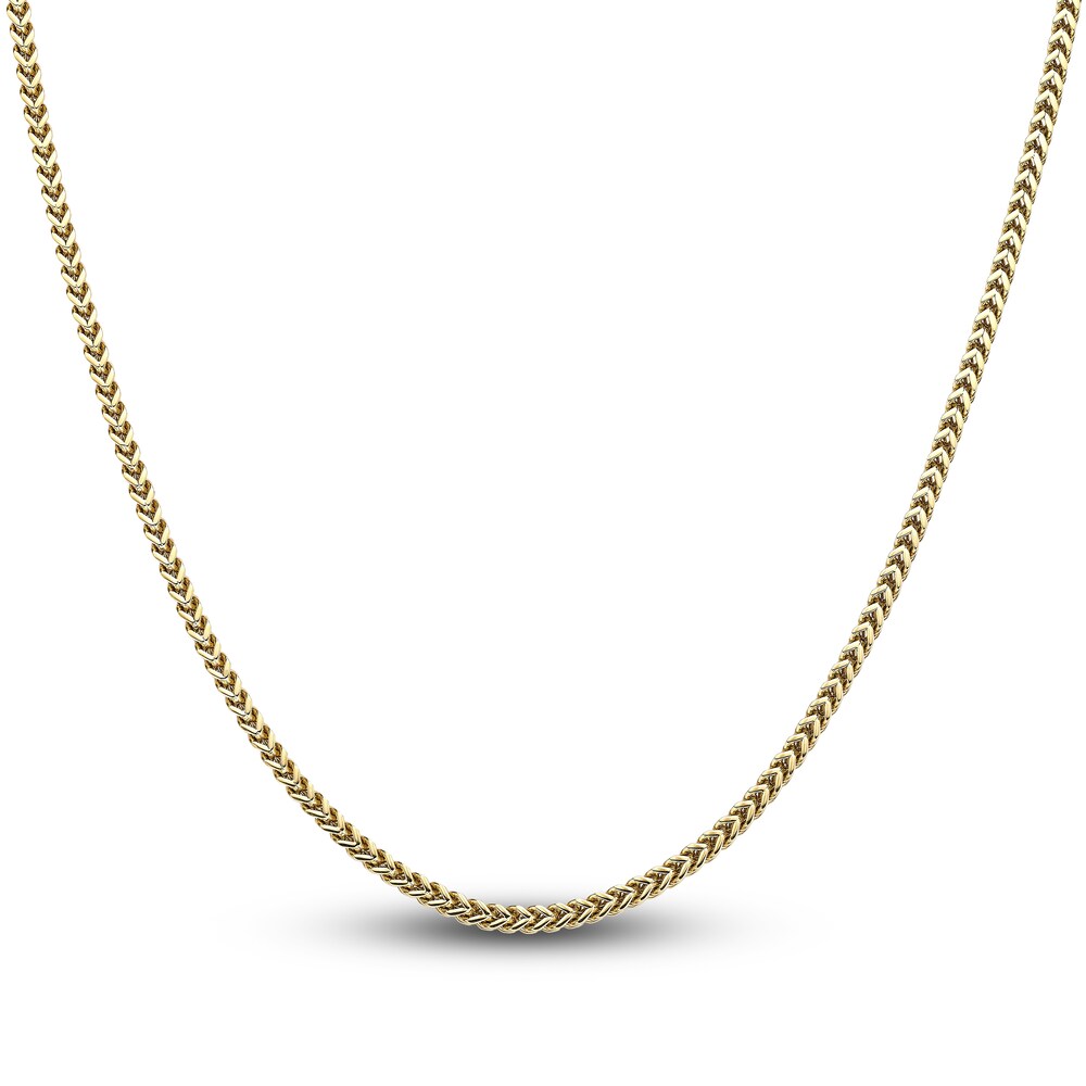 Men's Franco Chain Necklace Gold Ion-Plated Stainless Steel 18" pf5Eghzc