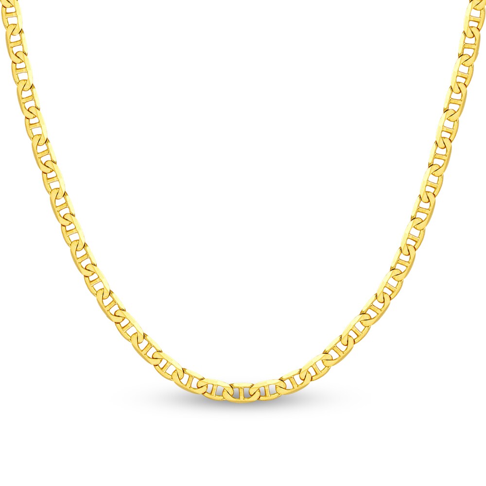 Mariner Chain Necklace 14K Yellow Gold 24" pihd60N9
