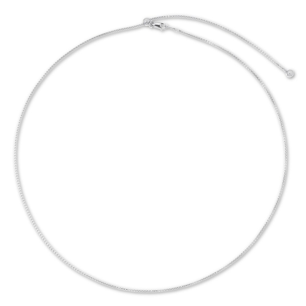 Popcorn Chain Necklace Sterling Silver 24\" Adjustable pjp5DM5l