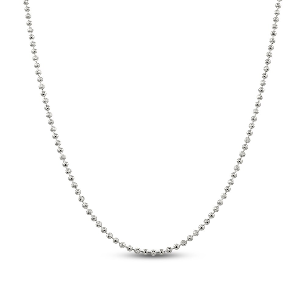Beaded Chain Necklace Sterling Silver pkd2kYcD
