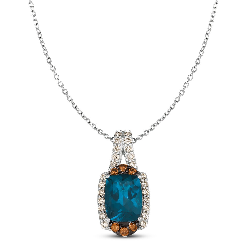 Le Vian Natural Topaz Necklace 1/3 ct tw Diamonds 14K Vanilla Gold qVccCpwN [qVccCpwN]