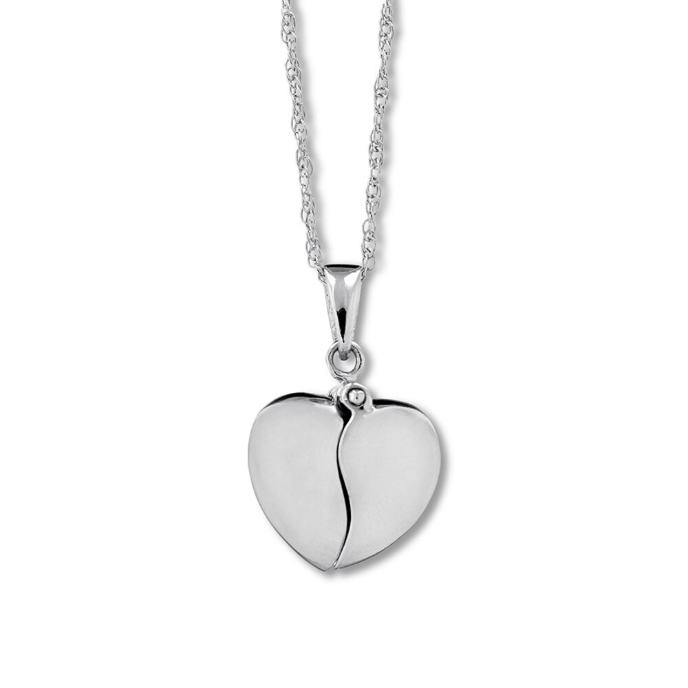 I Love You\" Heart Locket Sterling Silver qixn6gPF