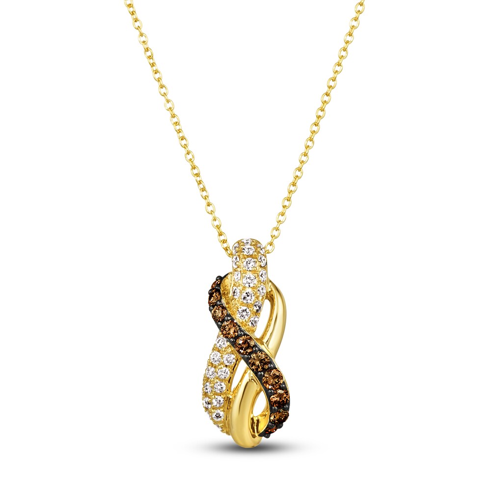 Le Vian Diamond Pendant Necklace 1/2 ct tw Diamonds 14K Honey Gold qpp9pe5L