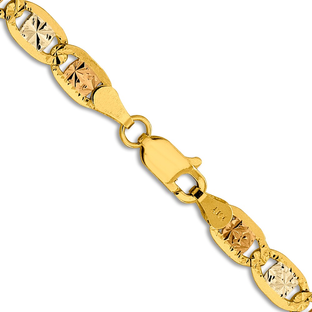 Valentino Chain Necklace 14K Two-Tone Gold 24\" rgxTDCy0