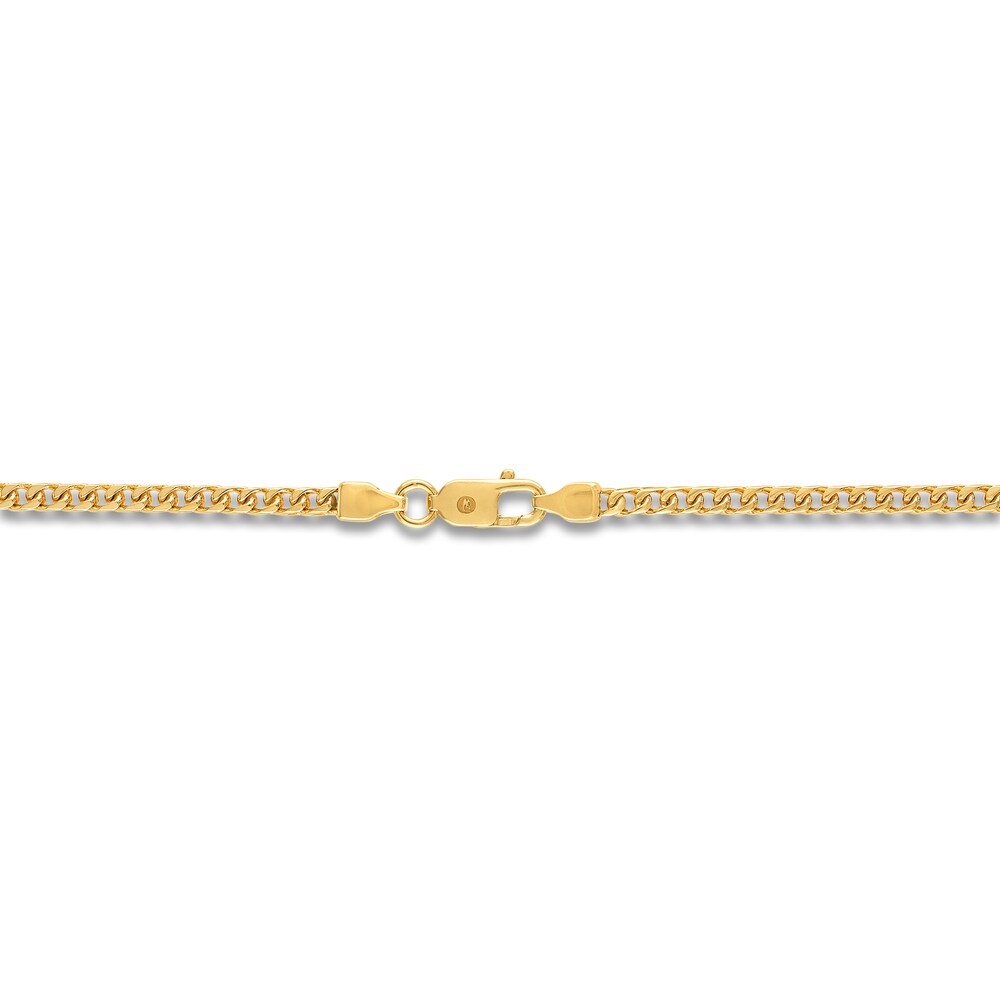 1933 by Esquire Men\'s Foxtail Link Chain Necklace Sterling Silver/14K Yellow Gold rkIShFAh