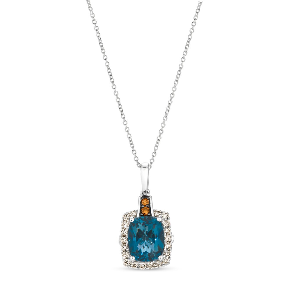 Le Vian Natural Topaz Necklace 1/3 ct tw Diamonds 14K Vanilla Gold ru5cvPlh [ru5cvPlh]