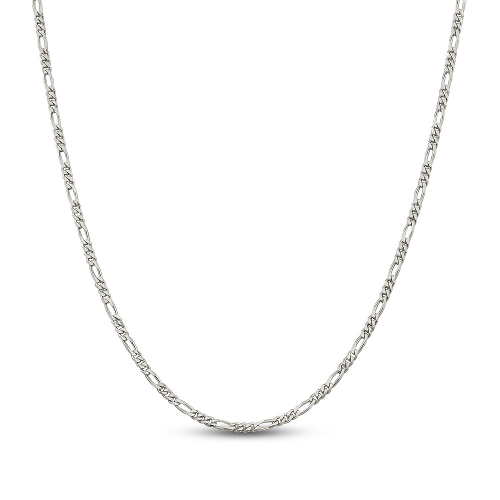 Figaro Chain Necklace Sterling Silver sh1fI88o